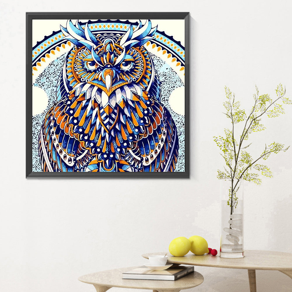 Mysterious Owl - Full Round Drill Diamond Painting 30*30CM