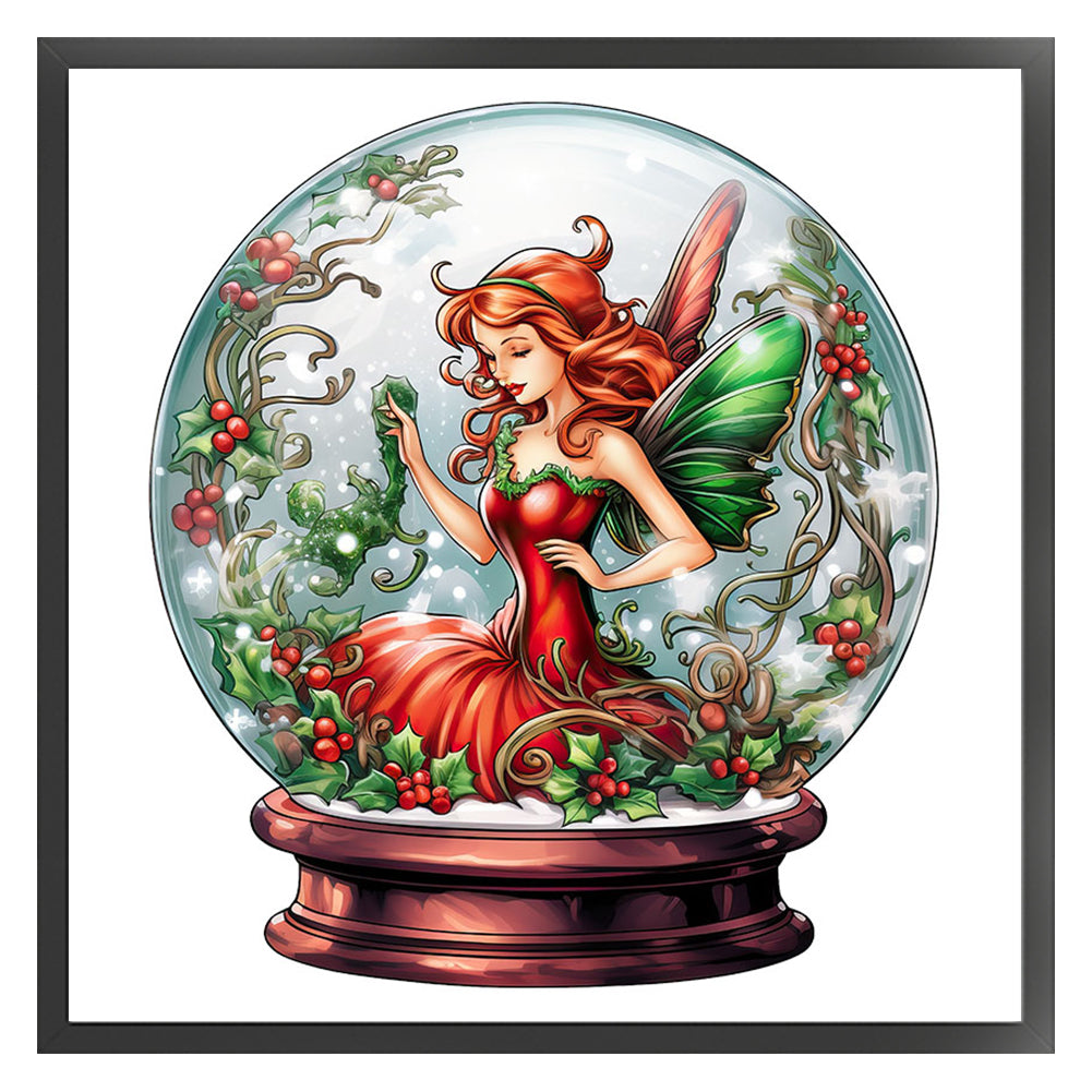 Christmas Fairy - 11CT Stamped Cross Stitch 50*50CM