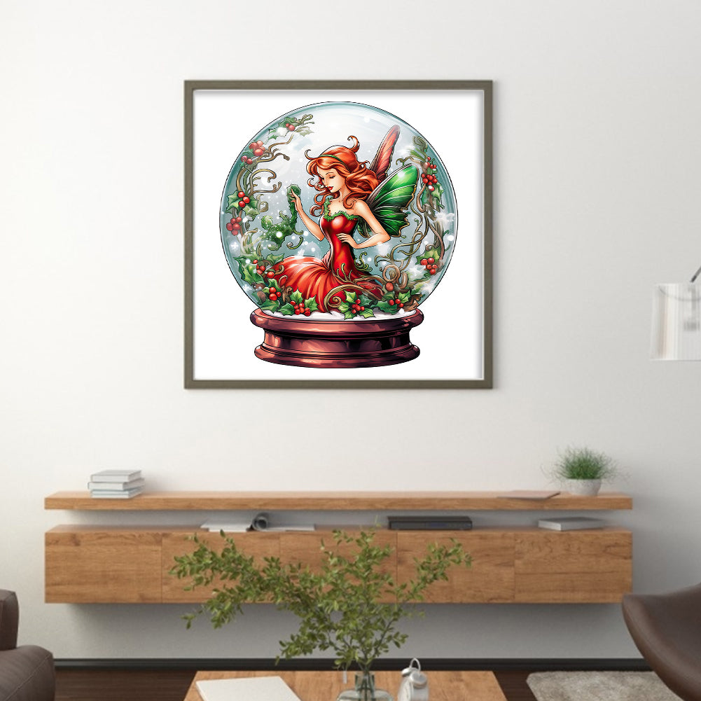 Christmas Fairy - 11CT Stamped Cross Stitch 50*50CM