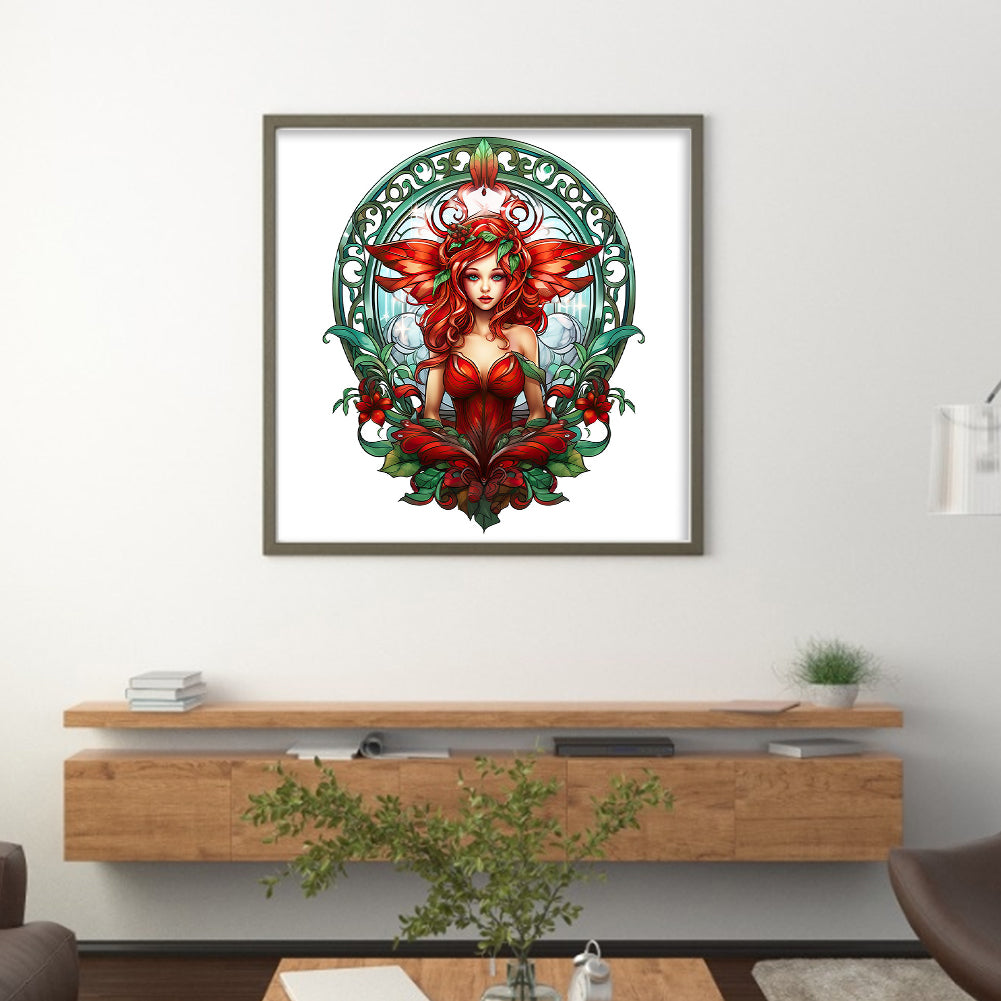 Christmas Fairy - 11CT Stamped Cross Stitch 50*50CM