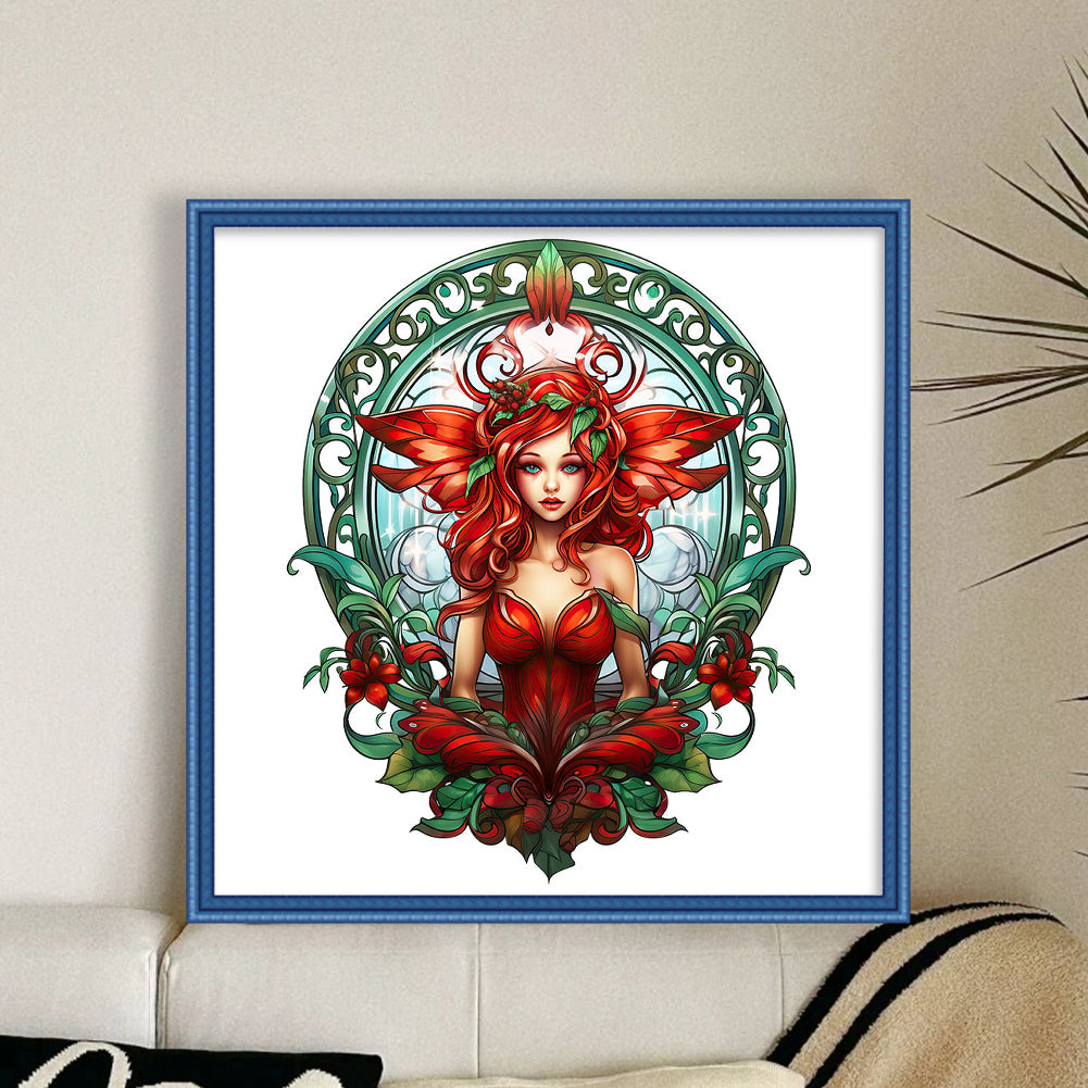 Christmas Fairy - 11CT Stamped Cross Stitch 50*50CM