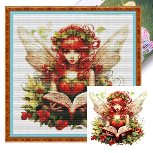 Christmas Fairy - 11CT Stamped Cross Stitch 50*50CM