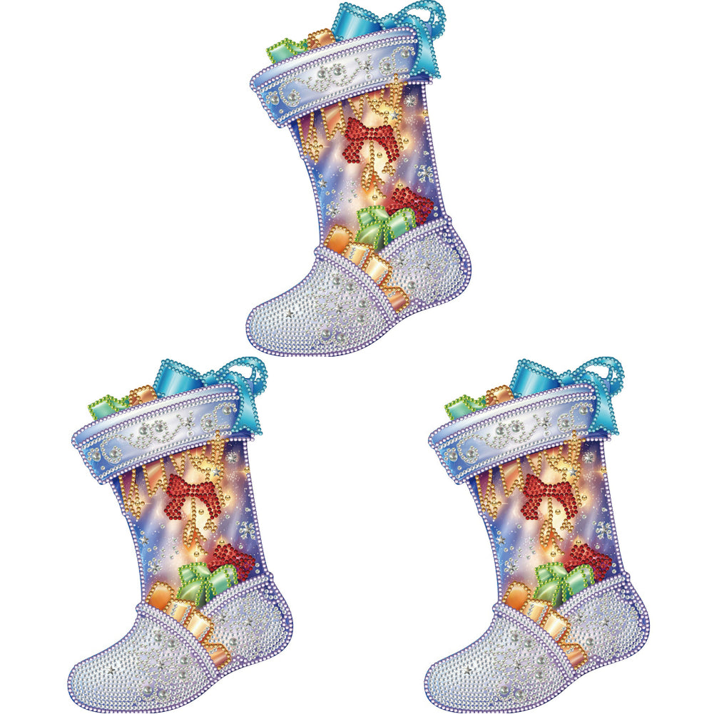 Christmas Socks - Special Shaped Drill Diamond Painting 30*30CM