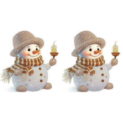 Christmas Snowman - Special Shaped Drill Diamond Painting 30*30CM