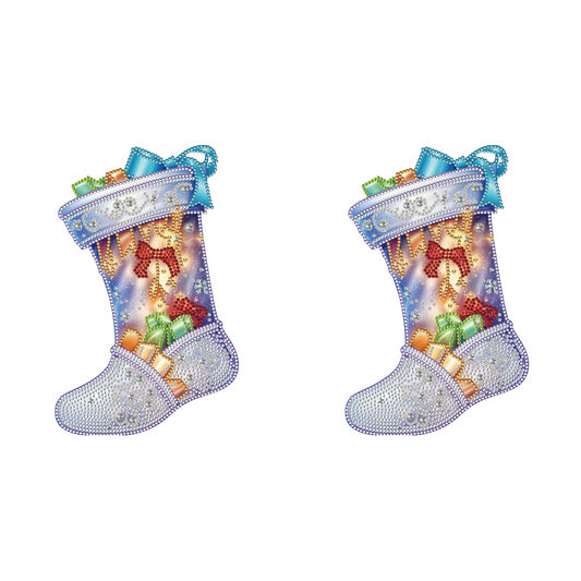 Christmas Socks - Special Shaped Drill Diamond Painting 30*30CM