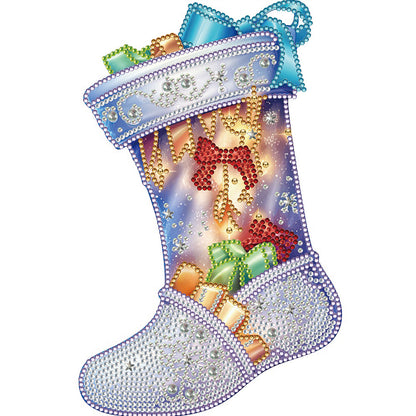 Christmas Socks - Special Shaped Drill Diamond Painting 30*30CM