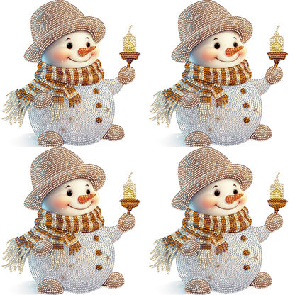 Christmas Snowman - Special Shaped Drill Diamond Painting 30*30CM