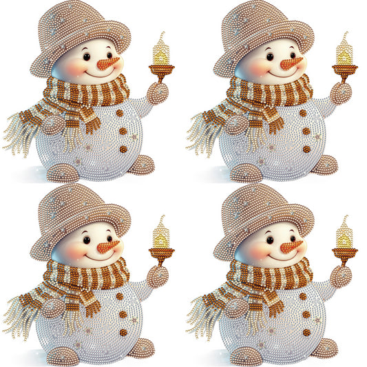 Christmas Snowman - Special Shaped Drill Diamond Painting 30*30CM