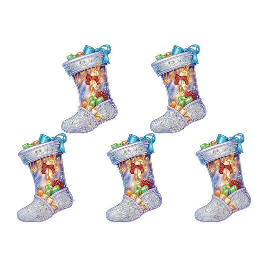 Christmas Socks - Special Shaped Drill Diamond Painting 30*30CM