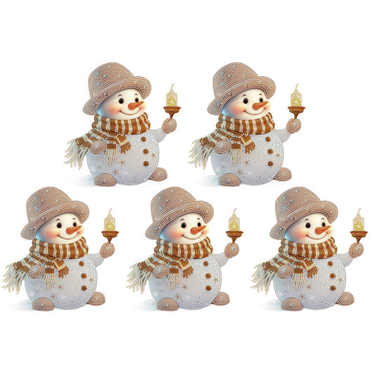 Christmas Snowman - Special Shaped Drill Diamond Painting 30*30CM