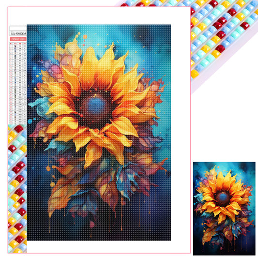 Sunflower - Full Square Drill Diamond Painting 40*60CM