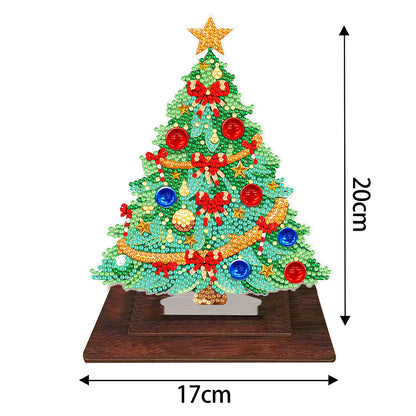 Wooden Diamond Painting Desktop Ornaments for Xmas Table Office Home Decor (05)