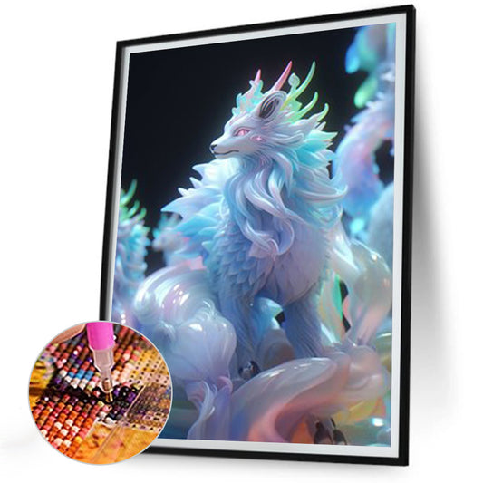 Luminous Dragon - Full Round Drill Diamond Painting 30*40CM