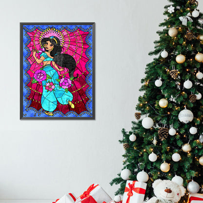 Princess Jasmine - Full Round Drill Diamond Painting 30*40CM