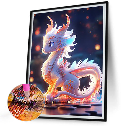 Luminous Dragon - Full Round Drill Diamond Painting 30*40CM