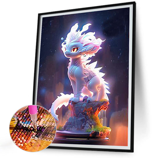 Luminous Dragon - Full Round Drill Diamond Painting 30*40CM