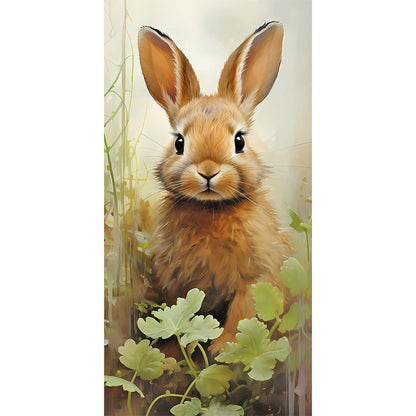 Pastoral Animal Rabbit - Full Round Drill Diamond Painting 40*80CM