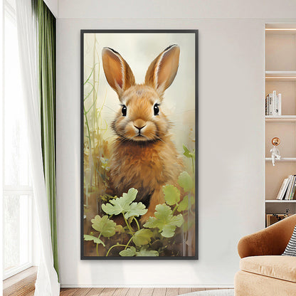 Pastoral Animal Rabbit - Full Round Drill Diamond Painting 40*80CM