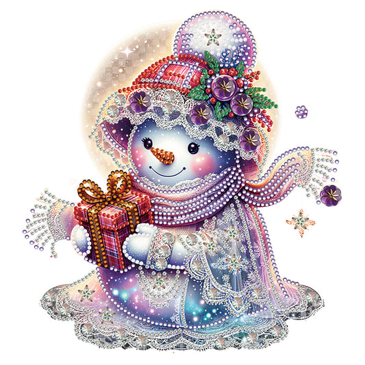 Christmas Snowman - Special Shaped Drill Diamond Painting 30*30CM