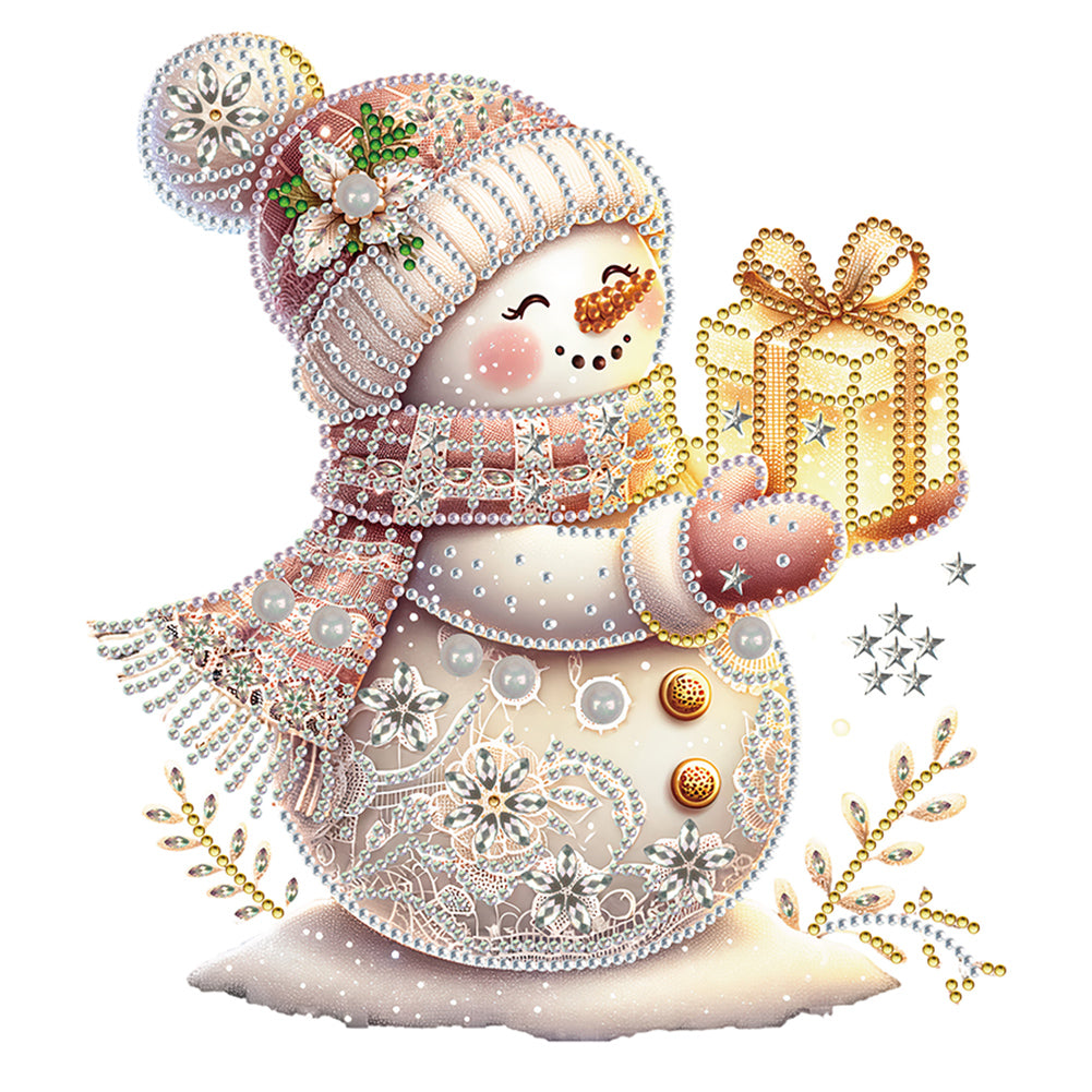 Christmas Snowman - Special Shaped Drill Diamond Painting 30*30CM