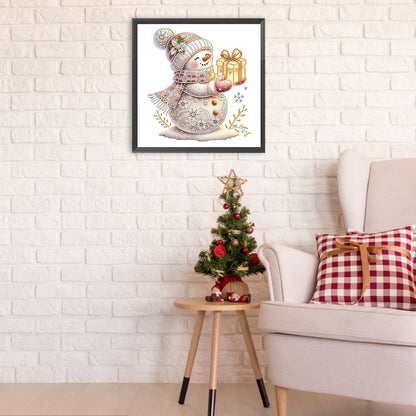 Christmas Snowman - Special Shaped Drill Diamond Painting 30*30CM