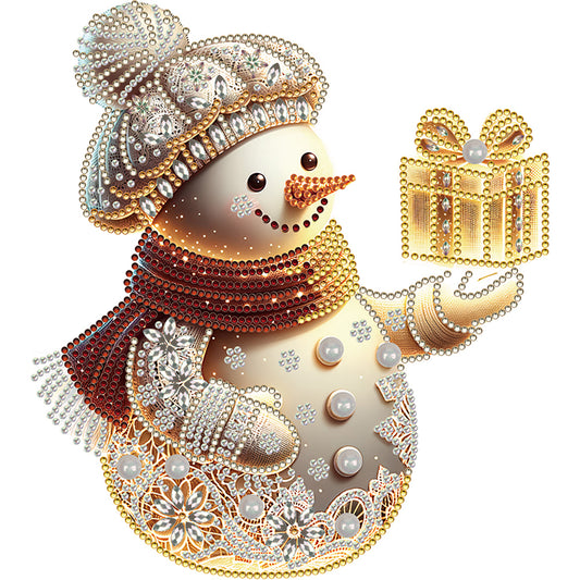 Christmas Snowman - Special Shaped Drill Diamond Painting 30*30CM