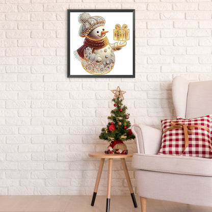 Christmas Snowman - Special Shaped Drill Diamond Painting 30*30CM