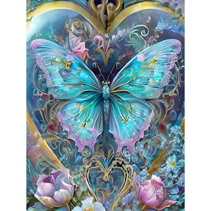 Sequestering Butterflies - Full Round Drill Diamond Painting 30*40CM