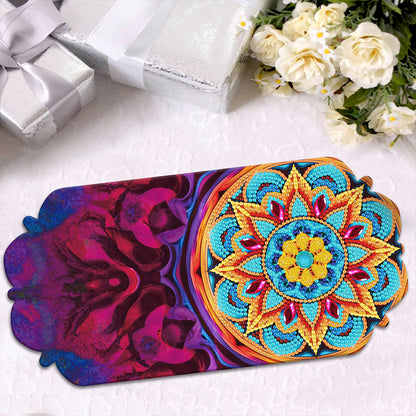 10PCS Christmas Mandala Special Shape Diamond Painting Card Kit Gift for Xmas