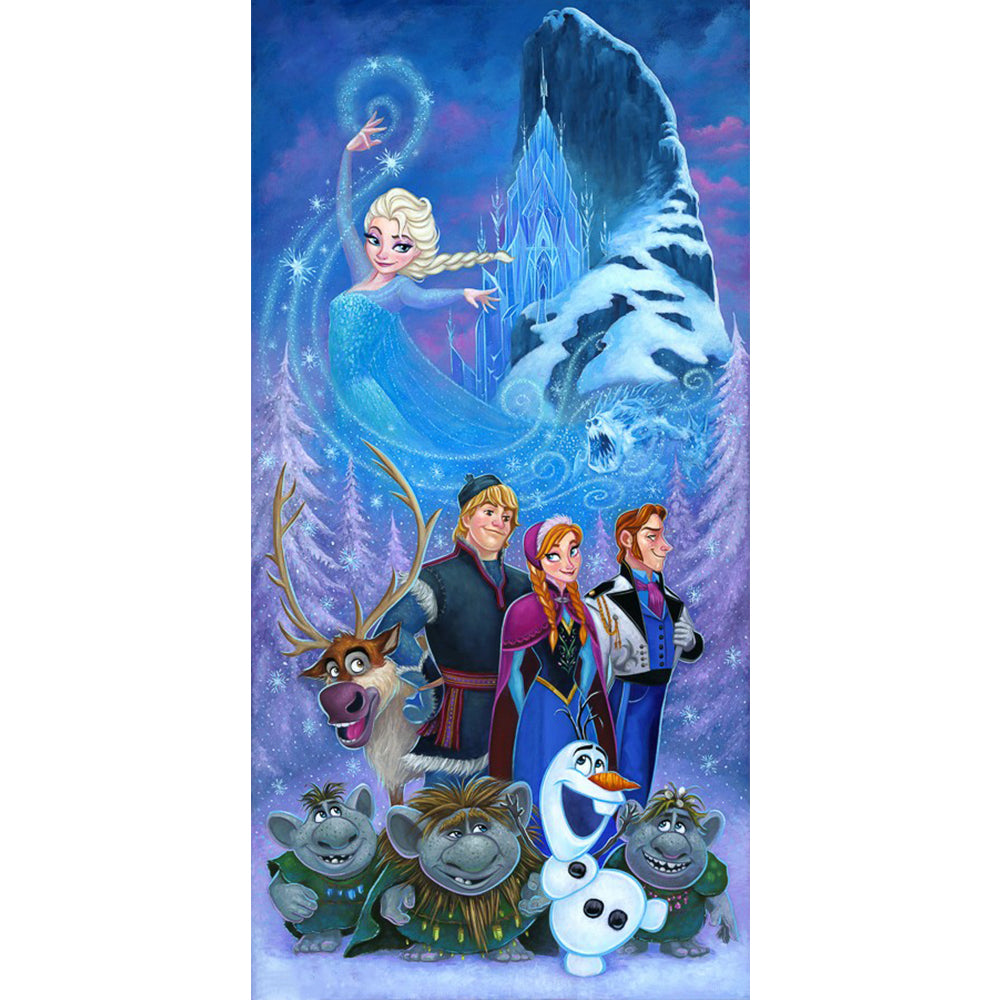 Disney Frozen - 11CT Stamped Cross Stitch 45*90CM