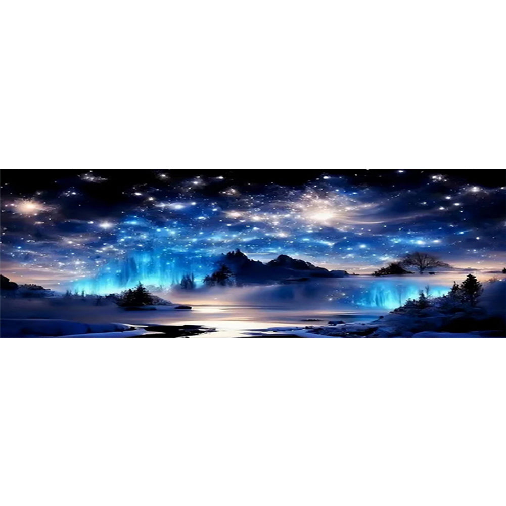 Milky Way - Full Round AB Drill Diamond Painting 90*30CM