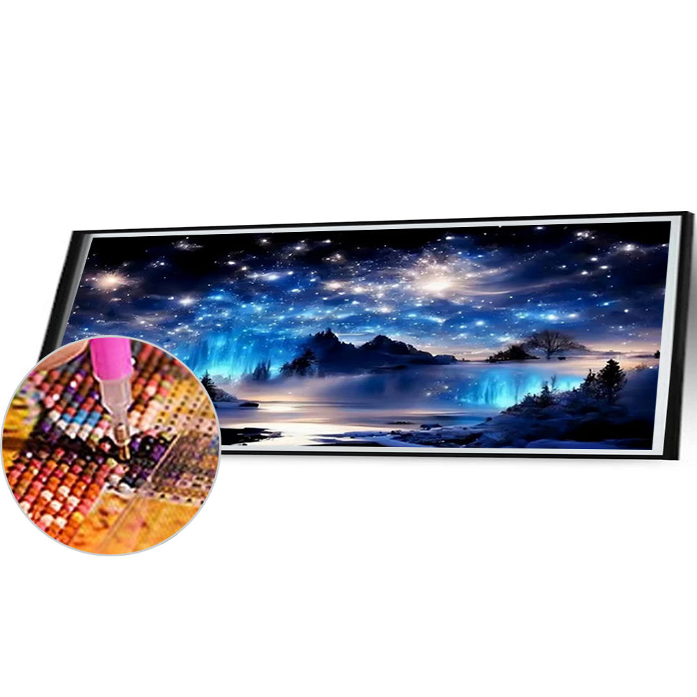 Milky Way - Full Round AB Drill Diamond Painting 90*30CM