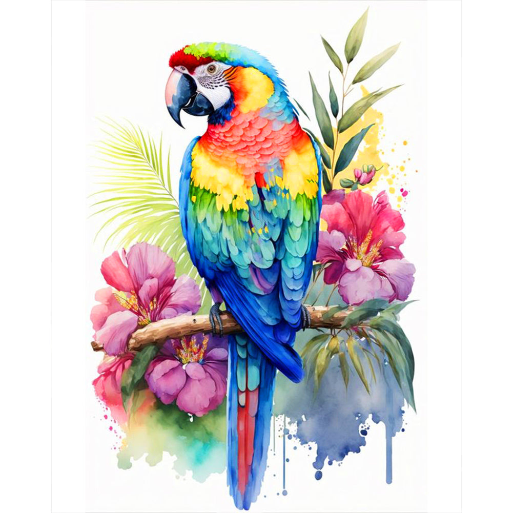Macaw - Full Round Drill Diamond Painting 40*50CM