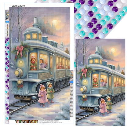 Train - Full Round Drill Diamond Painting 40*70CM