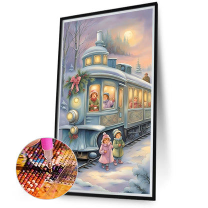 Train - Full Round Drill Diamond Painting 40*70CM