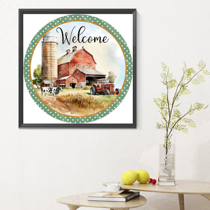 Farm Country - Full Round Drill Diamond Painting 30*30CM