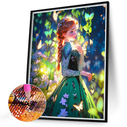 Anna And Elsa - Full Round Drill Diamond Painting 40*50CM