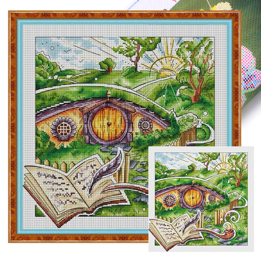 Lord Of The Rings - 11CT Stamped Cross Stitch 45*45CM