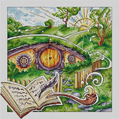Lord Of The Rings - 11CT Stamped Cross Stitch 45*45CM