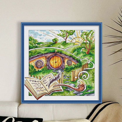 Lord Of The Rings - 11CT Stamped Cross Stitch 45*45CM