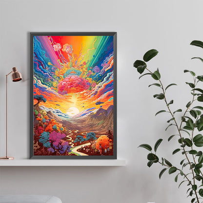 Colourful World - Full Round Drill Diamond Painting 40*60CM
