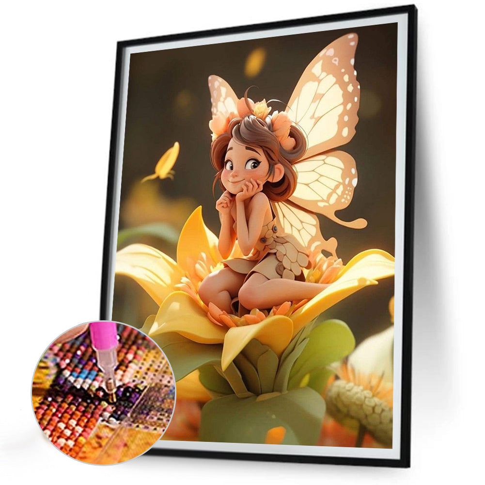 Elf Fairy - Full Round Drill Diamond Painting 30*40CM