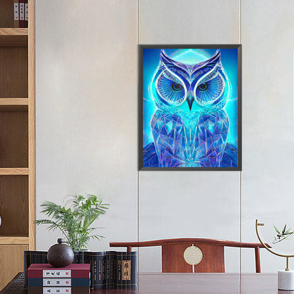 Mysterious Owl - Full Round AB Drill Diamond Painting 40*50CM