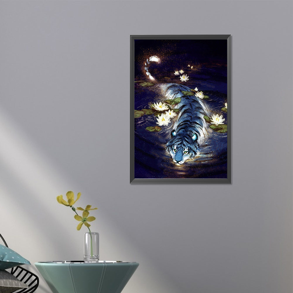 Water Tiger - Full Round AB Drill Diamond Painting 40*60CM
