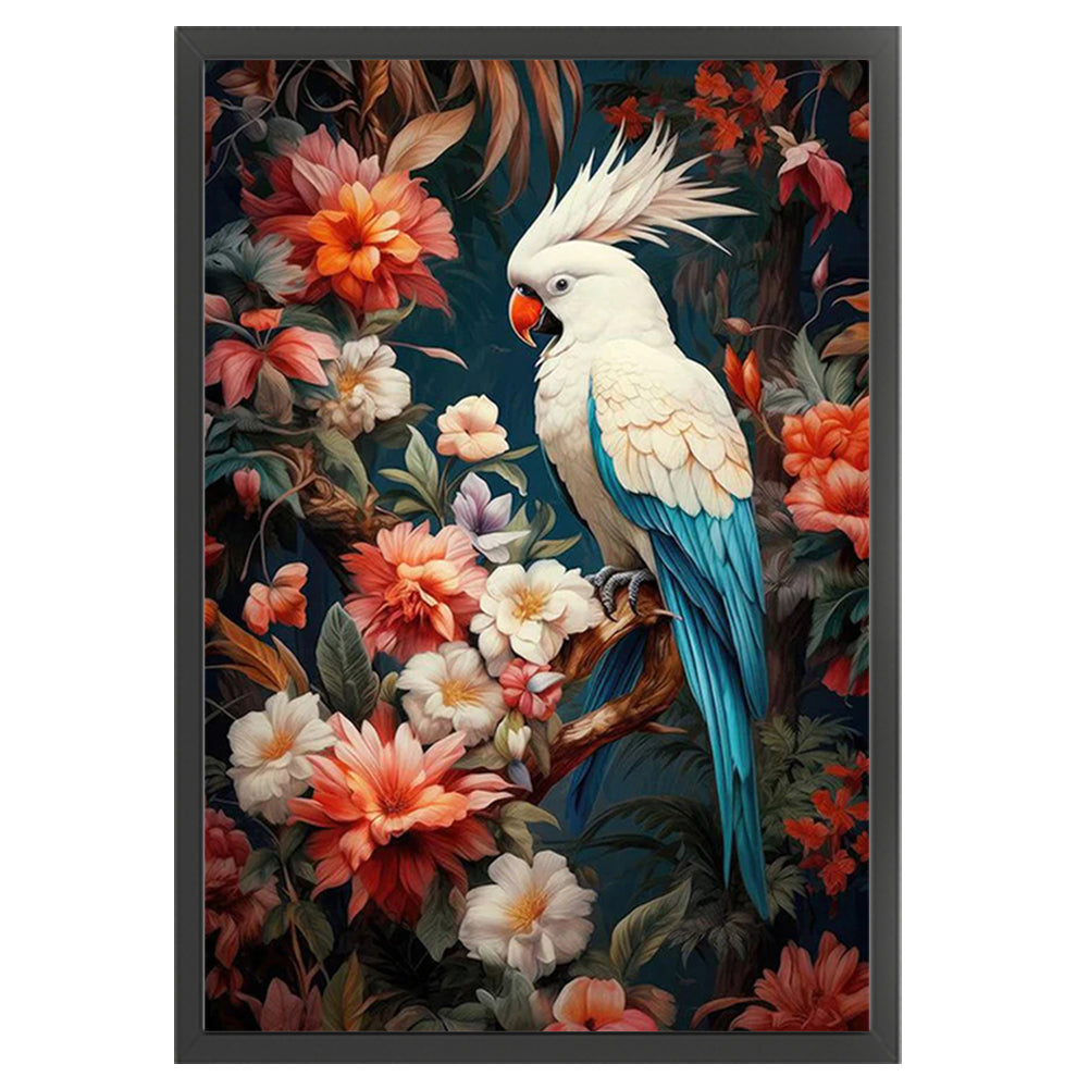Parrot - 11CT Stamped Cross Stitch 40*60CM