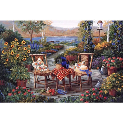 Quiet Time - Full Round AB Drill Diamond Painting 60*40CM