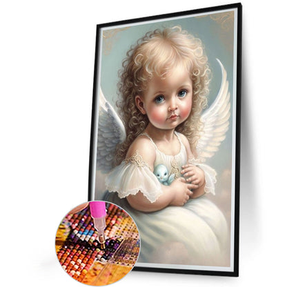 Angel Girl - Full Round AB Drill Diamond Painting 40*60CM