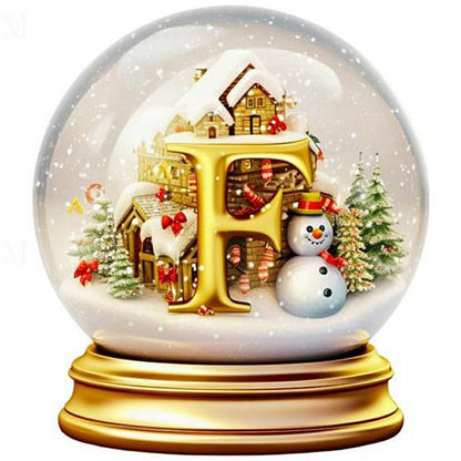 Christmas Crystal Ball F - Full Round Drill Diamond Painting 50*50CM