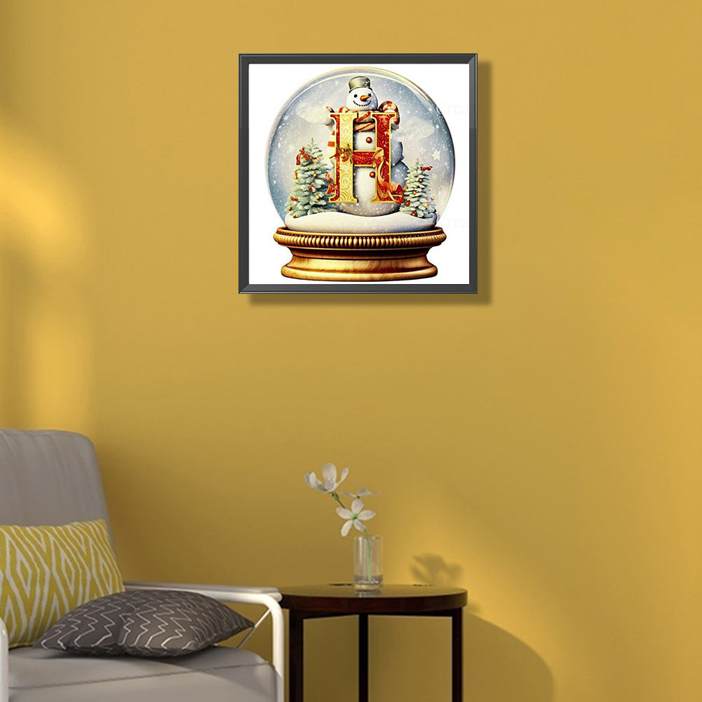 Christmas Crystal Ball H - Full Round Drill Diamond Painting 50*50CM