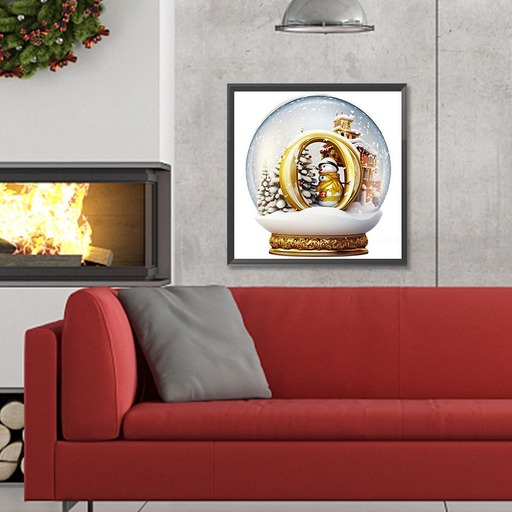 Christmas Crystal Ball O - Full Round Drill Diamond Painting 30*30CM